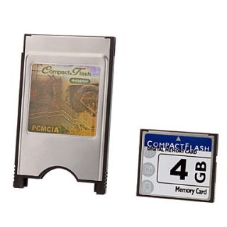 4G Ultra Digital CompactFlash Card with PCMCI Adapter
