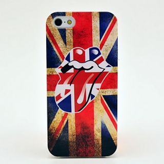 Uk Flag tongue Soft Tpu Imd Case for iPhone 5/5S