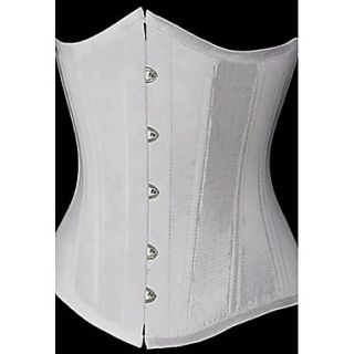 Womens Sexy Court Style Button Strapless Corset