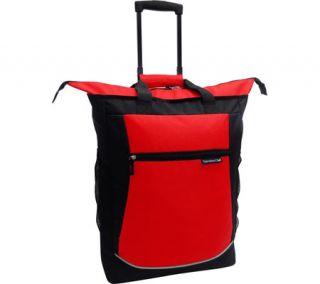 Travelers Club 20 Rolling Tote w/ Telescopic Handle   Red Suitcases