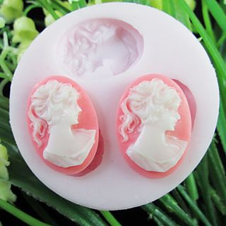 Three Holes Figure Silicone Mold Fondant Molds Sugar Craft Tools Resin flowers Mould Molds For Cakes