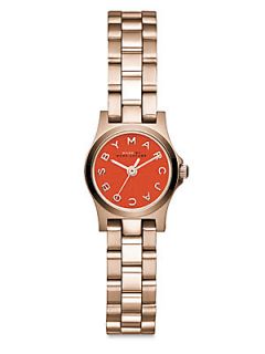 Marc by Marc Jacobs Henry Dinky Rose Goldtone Stainless Steel Bracelet Watch   G