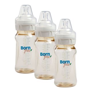 Summer Infant Born Free 3 pk. 9 oz. Classic Bottles, Clear