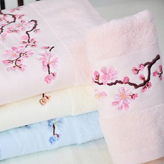 Hand Towel,100% Cotton Wintersweet Print 34CM x 76CM 3 Colours Available