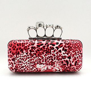 Jiminy Fashion Womens Top Grade Leopard Evening Clutch Bag(Screen Color)