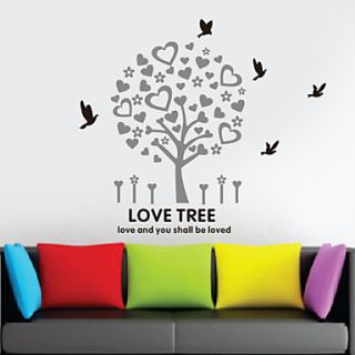 Botanical Love Tree Wall Stickers
