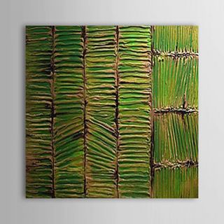 Hand Painted Oil Painting Abstract Bamboo Board with Stretched Frame 1312 AB0017