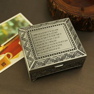 Personalized Tin Alloy keepsake box