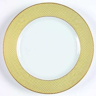 Rosenthal   Continental Siam Yellow Salad Plate, Fine China Dinnerware   Gold La