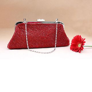 Freya WomenS Fashion Exquisite Beeded Purses(Red)