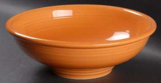 Homer Laughlin  Fiesta Tangerine (Newer) Pedestal Bowl, Fine China Dinnerware  