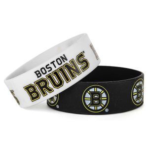 Boston Bruins AMINCO INC. Wide Bracelet 2pk Aminco