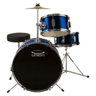 Union 3 Piece Junior Drum Set   Blue (DRSUJ3DB)
