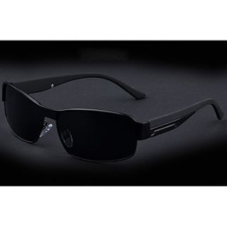 Aulong Mens Polarized Light Black 55 Sunglasses