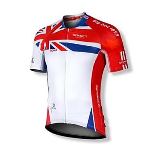 SPAKCT 100%Polyester Short Sleeve Breathable/Quick Drying Men Cycling Jersey S14C05