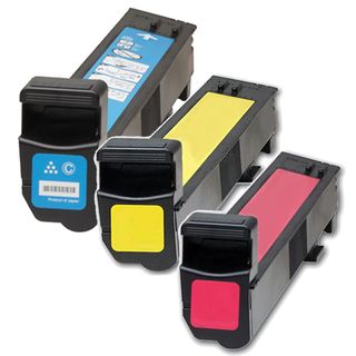 Hp Cb381a (hp 824a) Compatible Cyan Yellow Magenta Toner Cartridge Set (pack Of 3)