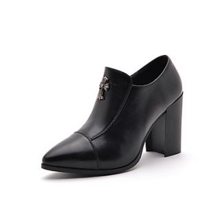 MLKL Casual Harem Pointed Thick With High Heels(Black)