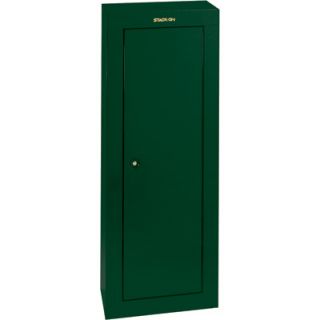 Stack On 8 Gun Security Cabinet   Green, Key Lock, Model# GCG 908 DS