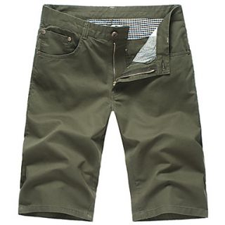 GBS Mens Korean Slim Fit Casual Mid Length Pants(Screen Color)