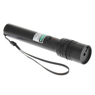2008 Green Laser Pointer with Batteries and Key type Switch (1x18650,532nm,5mw,Black)