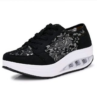 Womens Breathable Lace Soft Bottom Sneakers Dance Shoes More Colors