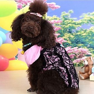 Petary Pets Cute Lace Cotton Mesh Dress For Dog