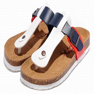 Jiebu Summer New Fashion Trends Of Double Color Slippers DC56