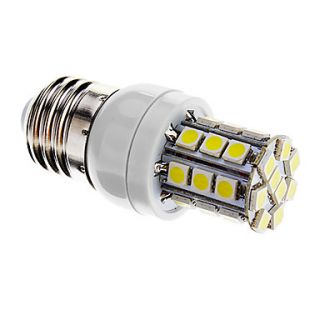 Dimmable E27 4W 30xSMD 5050 400LM 6000 6500K Cool White Light LED Corn Bulb(AC 110 130V)