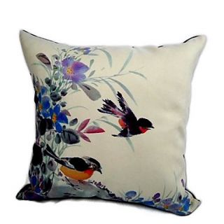 Cushion Cover   Ink Painting Bird I