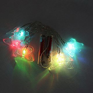 10 Led Battery Powered Color Changing String Fairy Lights For Christmas Party(Cis 57113)