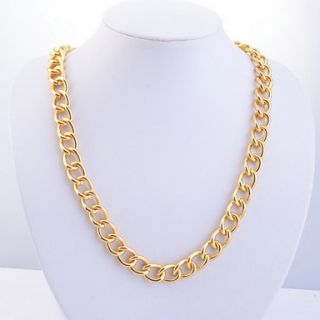 Fashion Gold Plated Mens Choker Necklace