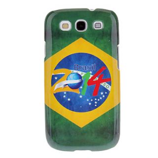 Brazil 2014 World Cup Pattern Protective Hard Back Cover Case for Samsung Galaxy S3 I9300