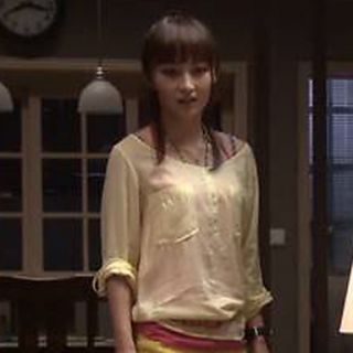 Lirenniao Korean Style Chiffon Fashion Shirt(Almond)