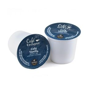 Cafe Escapes Cafe Vanilla Coffee K cups For Keurig Brewers (box Of 96)
