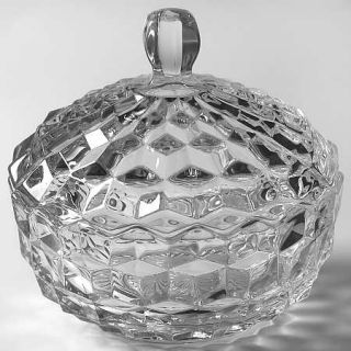 Fostoria American Clear (Stem #2056) Candy Dish with Lid   Stem #2056,Clear,Also