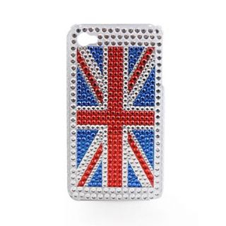 Protective PVC Case with Jewel Cover for IPhone4