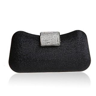 ONDY NewUpscale Boutique Sequined Clutch Evening Bag (Black)