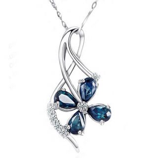 HoneyBaby Blue Diamond Necklace