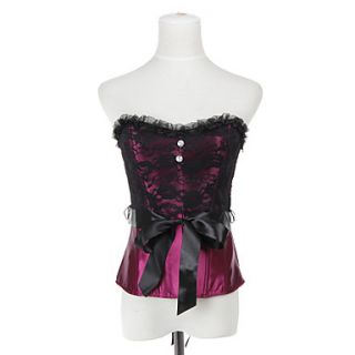 Faux Silk with Lace Special Occasion Corset Shapewear More Colors