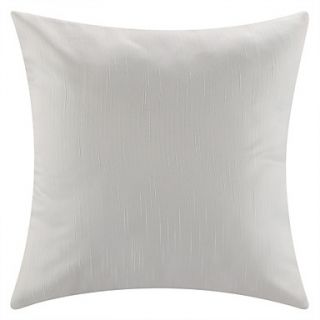 18 Square Beige Solid Polyester Decorative Pillow Cover