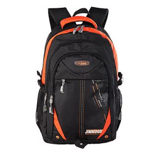 JINNUODE Stylish Waterproof Casual Travelling Laptop Backbag(Orange)1303