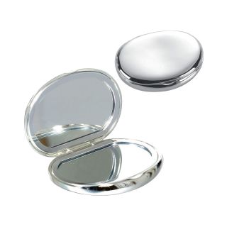 Silver Polished Compact Mirror