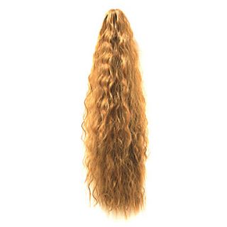 20 Inch Synthetic Brown Color Popular Wave Ponytail Hair Extensions