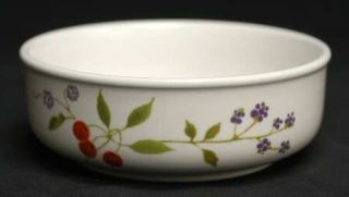 Noritake Berries N Such Coupe Cereal Bowl, Fine China Dinnerware   Progression,