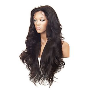 26 100% Human Hair Celebrity Brazilian Hair Front Lace Wig