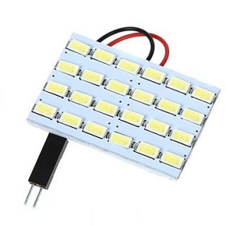 5630 SMD 24 LED White Light for Car Interior with 3 Adapters