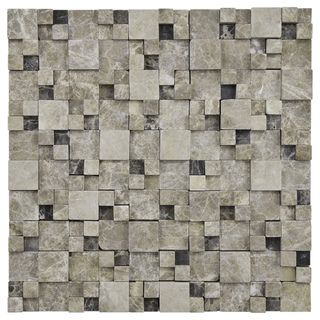 Somertile Griselda Gaodi Emperador Natural Stone Mosaic (pack Of 10)
