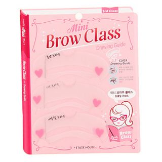 3Pcs Mini Brow Class Drawing Guide