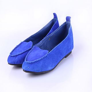 Womens Lovely Simple Solid Color Flat Shoes(Royal Blue)