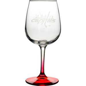 Washington Capitals Boelter Brands Satin Etch Wine Glass
